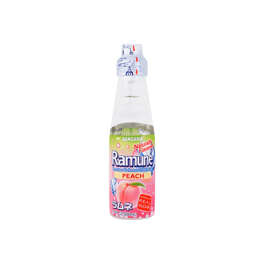 Sangaria Ramune Soda Peach Flavor
