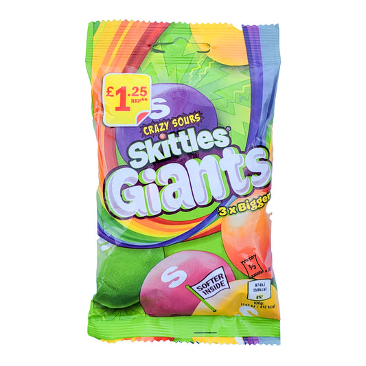 Skittles Giants Crazy Sours UK